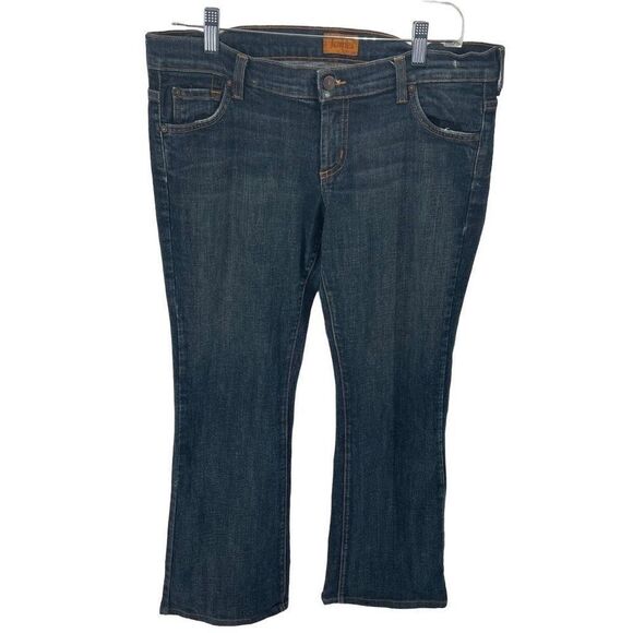 James Jeans Women's Dry Aged Bootcut Low Rise Dark Wash Denim Blue Size 32 - Picture 4 of 14
